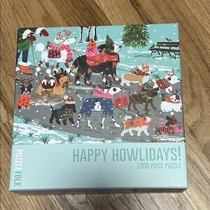 PuzzleFolk Happy Howlidays! 1000 piece Puzzle  *New in box